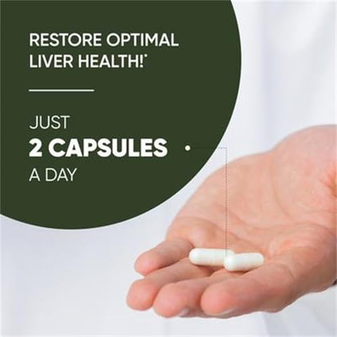 Hokuakala - Renovação do Fígado – Detox, Limpeza e Suporte – Liver Renew Cleanse – 60 cápsulas