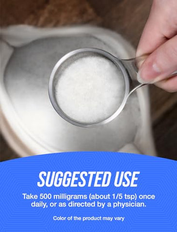 com TUDCA em Pó – Ácido Tauroursodeoxicólico, 500mg – Suporte ao Fígado – Livre de Glúten, 500mg por Porção, 100g (Pack de 1) - BulkSupplements