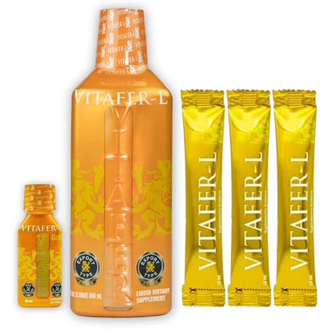 Suplemento AMC para Homens: Aumente sua Vitalidade e Energia - Vitafer-L Gold