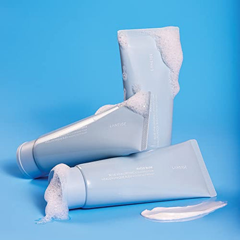 LANEIGE Water Bank Cleansing Foam: Ácido Hialurônico, Papaina, Suaviza e Amacia Visivelmente  LANEIGE