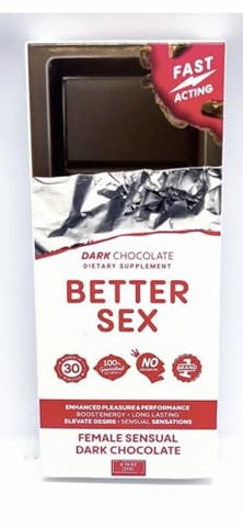 Generic - Chocolate Feminino Genérico, Aumenta Resistência, Força e Energia na Cama – 1 barra de Multivitamínico