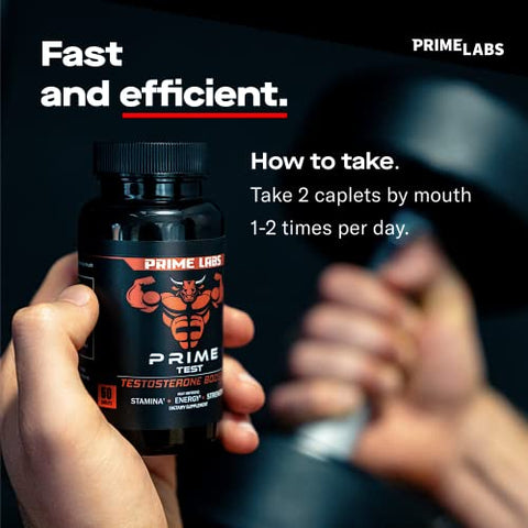 Booster de Testosterona para Homens – Aumente sua Resistência e Energia - Prime Labs