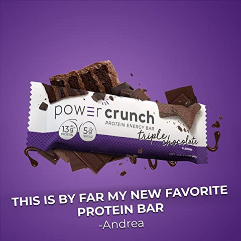 Barras de Wafer de Proteína, Pack Sortido com 6 Sabores – 30 Barras de 40g. Snacks de Alta Proteína com Sabor Delicioso - Power Crunch