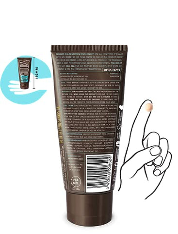 Sungel Nova Fórmula FPS30 Protetor Solar Eco, 100ml UVA UVB, Não Diluído em Água, Seguro para os Recifes, Vegano, Use Quantidade de Ervilha - Skinnies