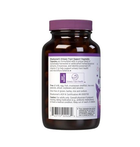 Nutrition Suporte para o Trato Urinário, Limpeza – 60 cápsulas - Bluebonnet