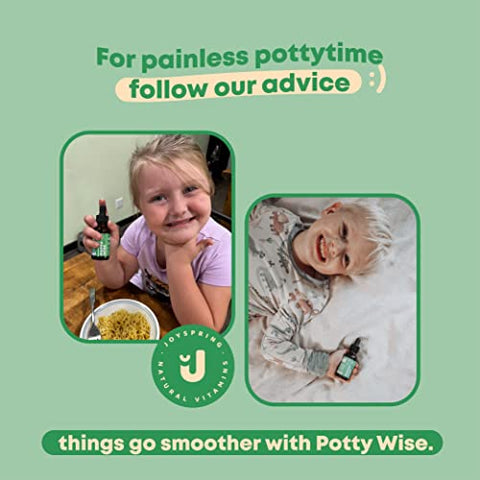 Potty Wise Alívio da Constipação para Crianças – Alívio Natural da Constipação para Crianças – Laxantes Herbais Suaves para Constipação – Vegano – Conforto e Felicidade para Crianças - JoySpring