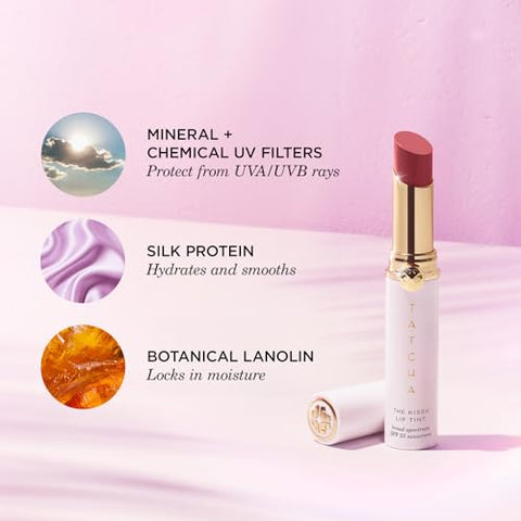 TATCHA - Protetor Labial Tonalizante Hidratante Kissu SPF 25 – Camellia | 4g