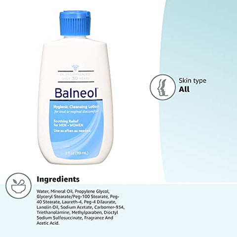 Loção de Limpeza Higiênica 3 oz (Pack com 2)  Balneol - Balneol
