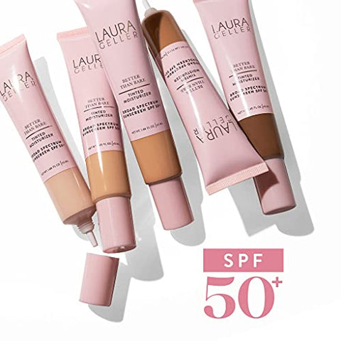 LAURA GELLER NEW YORK - Laura Geller New York – Base Serum Infundida com Skincare e FPS 50, Fair – Melhor que Bloqueador