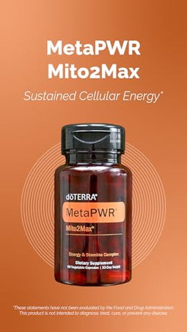 DoTerra - doTERRA MetaPWR Mito2Max – Suplemento Energético em Cápsulas 60 un