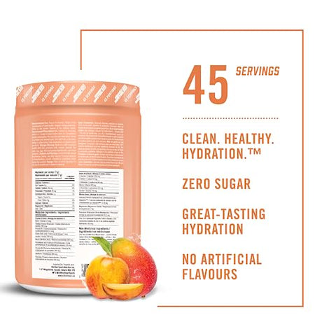 Pó para Bebida Esportiva Sabor Pêssego Manga, 315g - BIOSTEEL