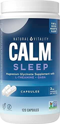 Calm Sleep – Suplemento de Magnésio e Melatonina para uma Noite Tranquila  Natural Vitality - Natural Vitality