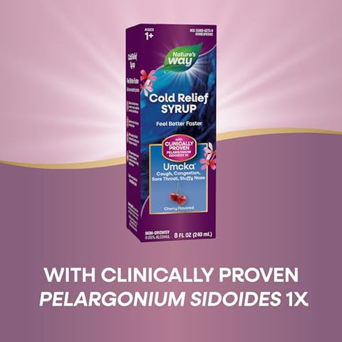 Nature's Way - Nature’s Way Xarope Alívio do Resfriado, Umcka, Reduz a Duração – 100ml