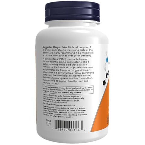 NAC Pó Puro – 113 g | Aumente sua saúde com o NAC da NOW Foods - NOW Foods