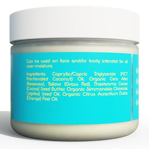 Buzzin Tallow - Bálsamo de Talo de Carne de Gado Criado a Pasto para Cuidados com a Pele – Creme Hidratante Facial – Eczema, Rosácea, Acne, Assaduras, Estrias, Psoríase – Cuidados Pós-Tatuagem: Cera de Abelha Orgânica Óleo de Jojoba – Adulto