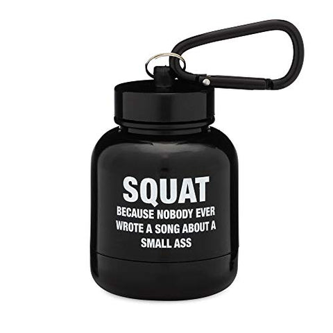 ONMYWHEY - Funil Portátil para Proteína e Suplemento em Chaveiro, Ideal para Academia, Treinos, Fitness e Viagens – Aprovado pela TSA, Kit com 5 Modelos Divertidos