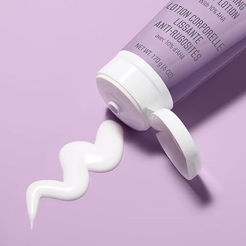 Loção Corporal First Aid Beauty KP Suavizante – Esfoliação Química e Hidratação com 10% de Ácido Lático (AHA), Ureia, Aveia Coloidal e Ceramidas – 180 ml