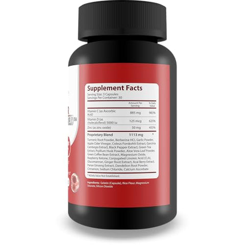 Happy Health Marketplace - Super Sugar Shield – Melhor Suplemento de Suporte à Glicose com Berberina – Saúde do Açúcar no Sangue