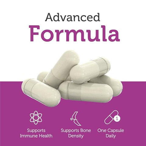 Vitamina D3 5000 IU K2 – Fórmula Avançada de Vitamina D3 K2 – Densidade Óssea - Zahler