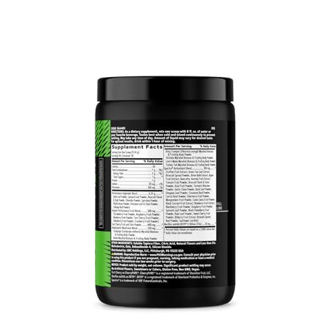Superfoods Amplified Greens Blue Pomegranate – Superalimento Potencializado com Romã Azul – 100g - GNC
