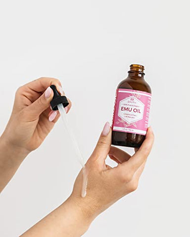Óleo de Emu, Fortalecedor Capilar 100% Natural, Hidratante Anti-Envelhecimento para a Pele 120 ml - Leven Rose