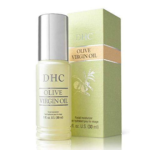 Óleo Facial Hidratante de Azeite de Oliva Virgem, Hidratante, Nutritivo, Leve, Sem Fragrância e Corante, Todos os Tipos de Pele, 30 ml - DHC