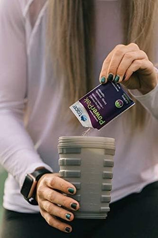 Power Pak Pó Eletrólito | 1200 mg Vitamina C, Zinco, Magnésio | Fortaleça a Imunidade, Hidratação e Energia Natural | Açaí | 30 Pacotes - Trace Minerals