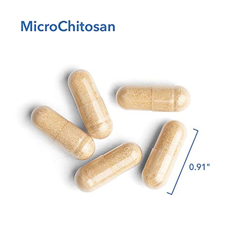 Suplemento MicroChitosan – Chitosan, Oligossacarídeo de Chitosan, Suporte de Limpeza, Desintoxicação Aprimorada, 1800mg Cápsulas Vegetarianas – 60 Unidades - Allergy Research Group