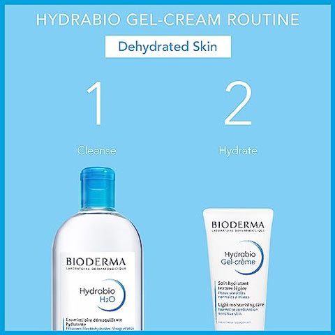 Bioderma - Gel-Creme Hidratante Hydrabio para Rosto – Textura Suave e Hidratação Profunda | Aquagenium Complexo Patenteado  Hydrabio