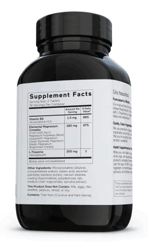 SMARTERNUTRITION - Smarter Magnesium Multi-Active – 4 Formas de Magnésio, Glicinato, Citrato, Malato e Bisglicinato – Sem Efeito Laxativo (30 Porções)