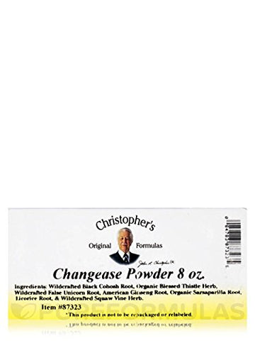 Dr. Christopher's - Christopher’s Original Formulas Changease Pó 8 OZ – Fórmula Original de Christopher para Mudanças – 227g