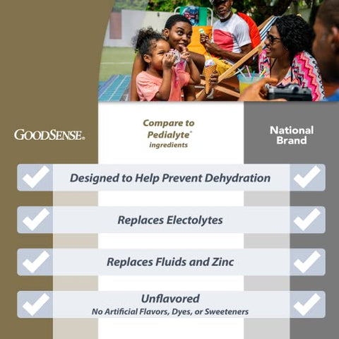 Solução Eletrolítica Líquida, Sem Sabor, 1000 ml (Pack com 6 unidades) - GoodSense