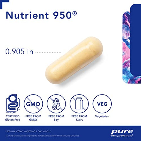 Nutrient 950 | Suplemento Multivitamínico Mineral para Suporte de Funções Fisiológicas e um Estilo de Vida Saudável* | 180 Cápsulas - Pure Encapsulations