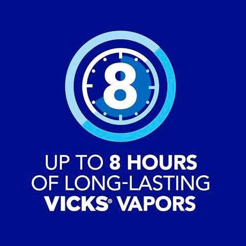 VapoRub Advanced Plus: Poderoso Supressor de Tosse, Pomada Tópica para o Peito - Vicks