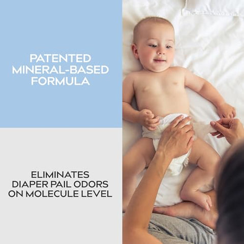Dynamic Element - Spray Neutralizador de Odores para Lixeira de Fraldas – Fórmula Mineral Patenteada – 9 ml – Elimina odores de fraldas sem perfume