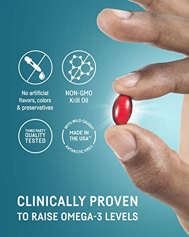 Oil Omega-3 400mg, 270 Mini Softgels | Ômega-3 Multi-Benefícios | Absorção Superior vs Óleo de Peixe, Fácil de Engolir | Kori Krill Oil - Kori Krill