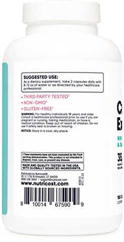 Extrato de Cranberry para Mulheres (35.000mg Equivalente), 180 Cápsulas – com Vitamina C, Uva Ursi | Nutricost Cranberry Extract | 35.000mg | 180 Cápsulas | Vitamina C | Uva Ursi - Nutricost