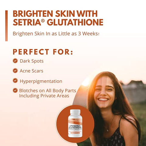 Welluxa - Liposomal Glutationa (Setria® 700 mg) – Suplemento de Glutationa Pura – Absorção Aprimorada – Antioxidante, Desintoxicação, Cardiovascular – 700 mg – Alta Absorção – Não OGM