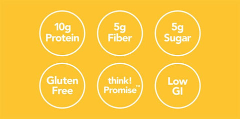 thinkThin - Think Thin Barra de Proteína Sabor Caramelo Salgado 40g – Think Thin