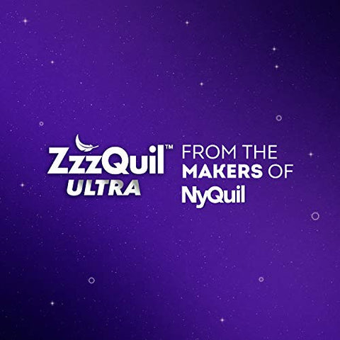 ULTRA: Aid Sleep, Noturno, 25 mg Doxilamina Succinato, Makers of Nyquil, Não Vicia, Dormir Rápido, Ficar Dormindo Mais, 48 Comprimidos - ZzzQuil