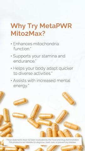 DoTerra - doTERRA MetaPWR Mito2Max – Suplemento Energético em Cápsulas 60 un