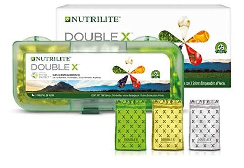 Double X – Suplemento Vitamínico/Mineral/Fitonutriente – 31 Dias com Estojo de 3 Compartimentos - Nutrilite