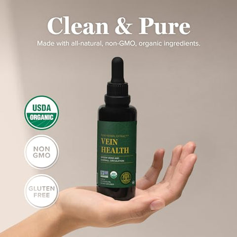 Global Healing Center - Global Healing – Gota Líquida Vegana à Base de Plantas para Saúde das Veias e Fluxo Sanguíneo – 30ml
