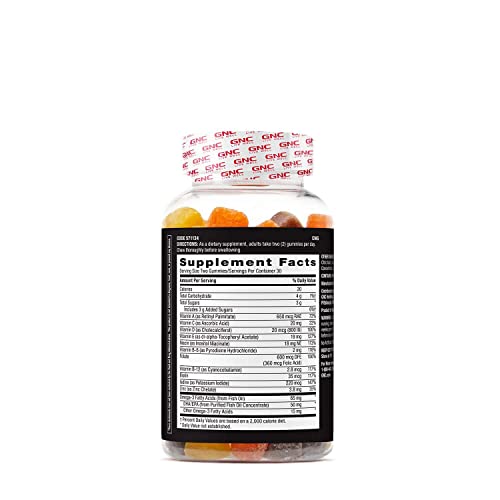 Mega Men Essentials Multi Plus – Ômega 3 Gummy, 60 ct | Vitaminas e Minerais | Saúde Masculina - GNC