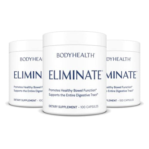 Intestinal Cleanse – Elimine, Desintoxicação do Limpador de Cólon, Comprimidos Laxantes Suaves e Alívio da Constipação do Intestino para Adultos, Limpeza Corporal para a Saúde do Cólon e Limpeza - BodyHealth