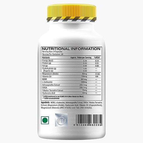 Generic - CrazyBulk D-BAL – Ganho de Força e Massa Muscular – 90 Cápsulas – Fabricado na Índia