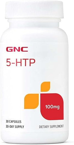 5-HTP 100mg | 30 Cápsulas – Aumente seu Bem-Estar e Equilíbrio - GNC