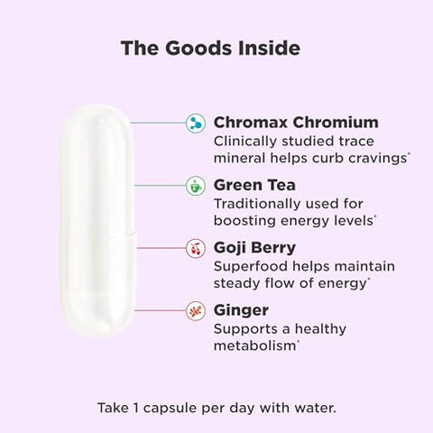 Combat Cravings, Metabolismo – Acelere seu metabolismo e combata as vontades – 60 cápsulas - OLLY