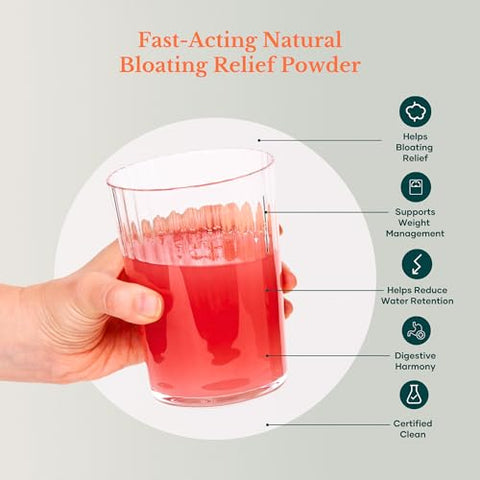 Glow Botanica - Glow Bloating SOS Powder 120g – Alívio de Inchaço para Mulheres com Morosil