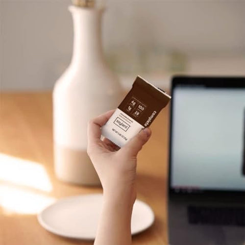 Snack Mini Barras de Proteína – Chocolate Brownie, 1g açúcar, Barras de Proteína, Sem Glúten, 6g de Energia Vegana – 24 unidades - Soylent